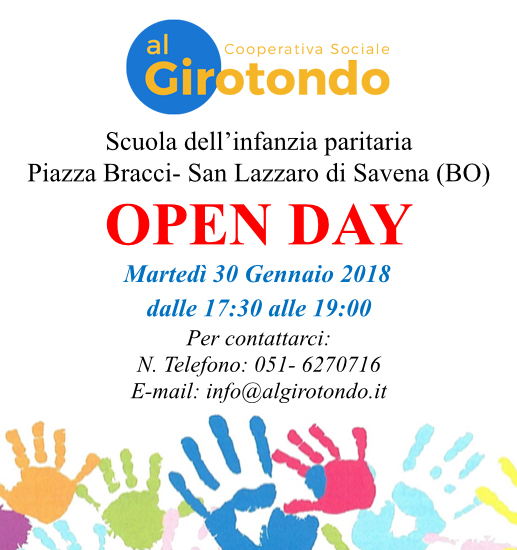 SECONDO OPEN DAY SCUOLA DELL’INFANZIA
