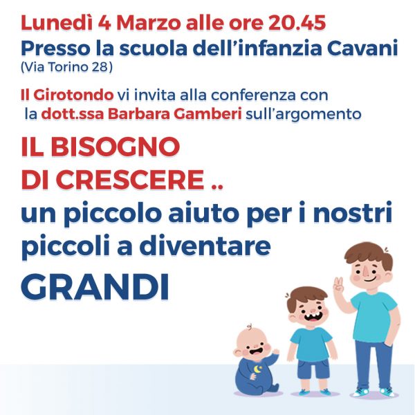 IL BISOGNO DI CRESCERE ..