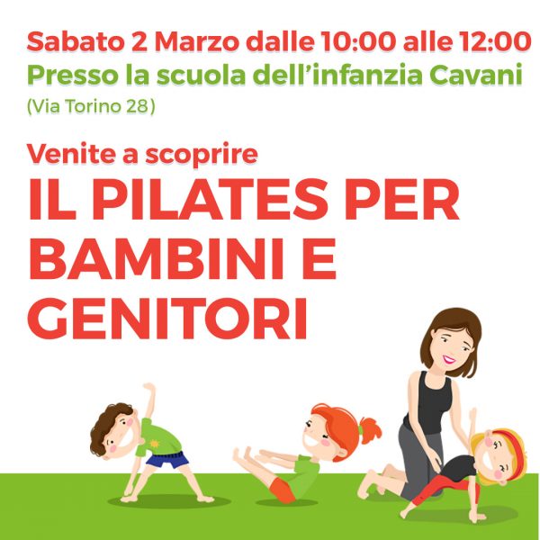 PILATES PER  BAMBINI E  GENITORI