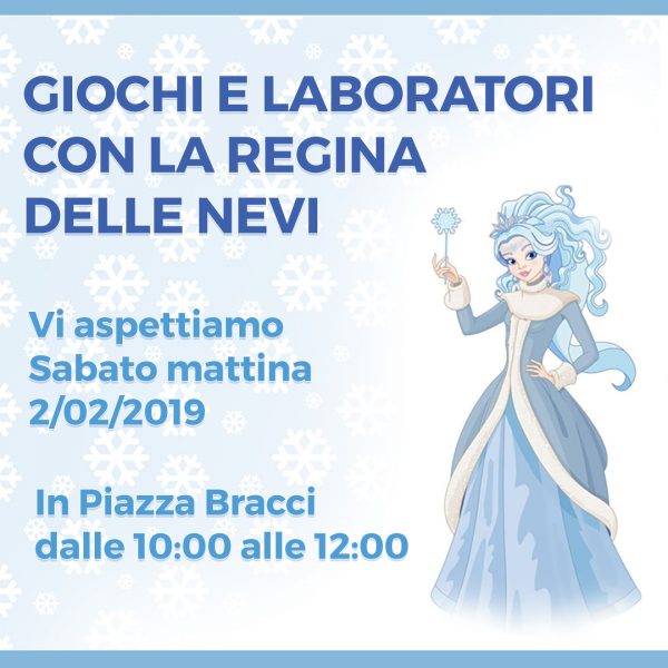 GIOCHI E LABORATORI  CON LA REGINA  DELLE NEVI