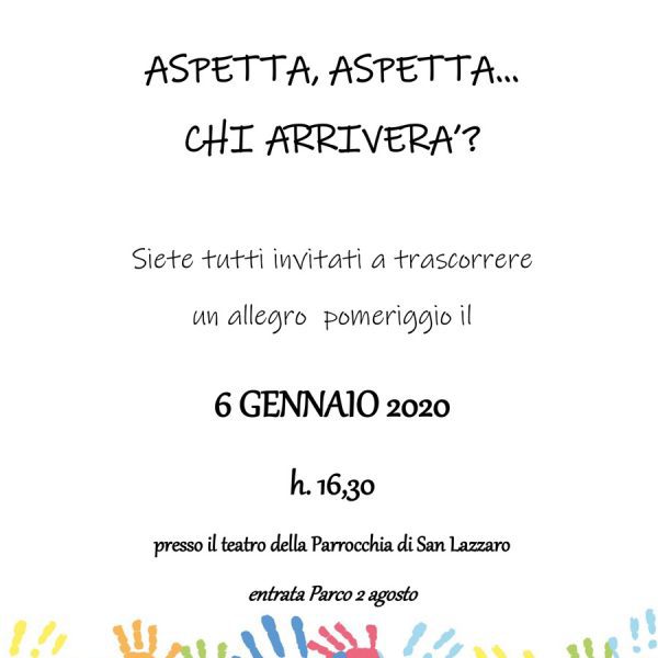 Aspetta, Aspetta.. Chi arriverà ?