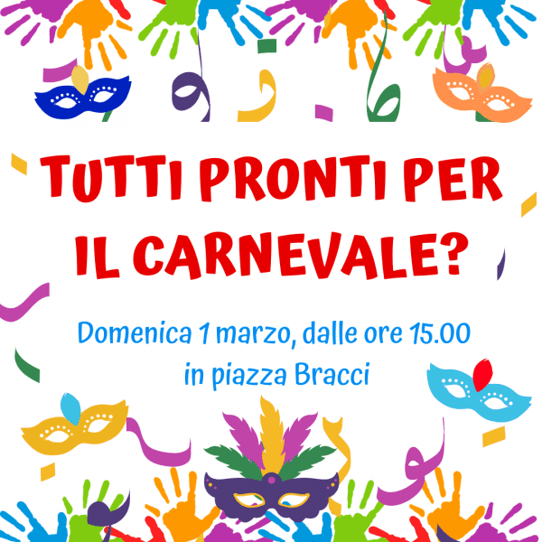 Tutti pronti per il Carnevale!
